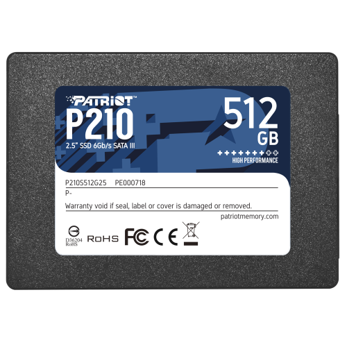 Накопичувач SSD PATRIOT P210S512G25 в Ноутбукер.ua