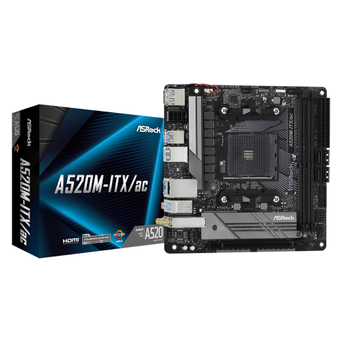 Материнська плата ASROCK A520M-ITX/AC в Ноутбукер.ua фото 4