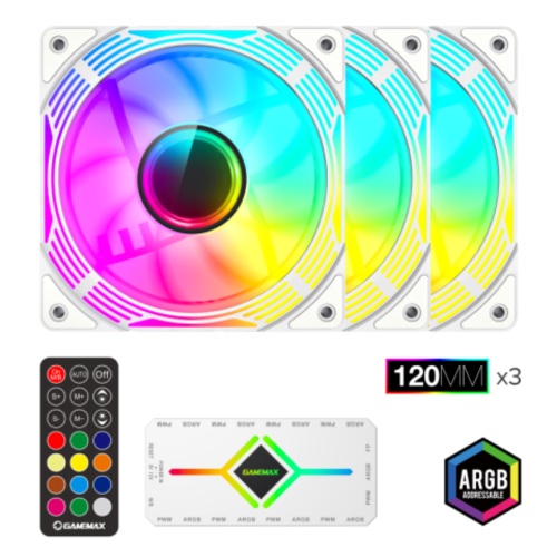 Кулер GAMEMAX KF300 WH в Notebooker.ua фото 8