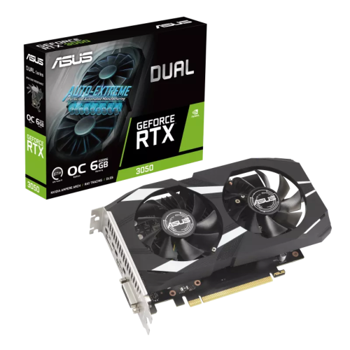 Відеокарта ASUS DUAL-RTX3050-O6G в Ноутбукер.ua