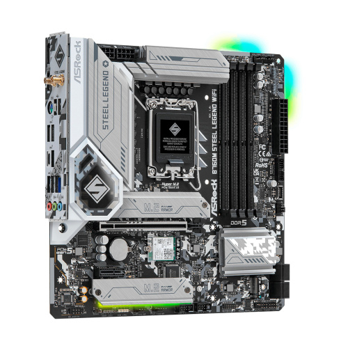 Материнська плата ASROCK B760M STEEL LEGEND WIFI в Notebooker.ua фото 5 Материнська плата ASROCK B760M STEEL LEGEND WIFI в Notebooker.ua фото 5