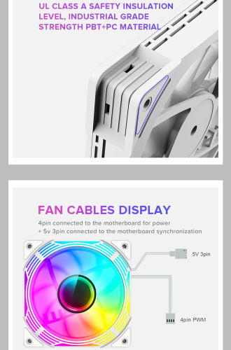 Кулер GAMEMAX KF300 WH в Notebooker.ua фото 24