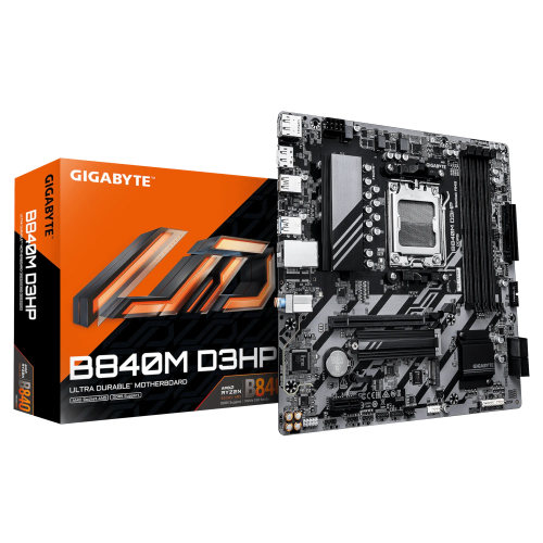 Материнська плата GIGABYTE B840M D3HP в Ноутбукер.ua фото 2