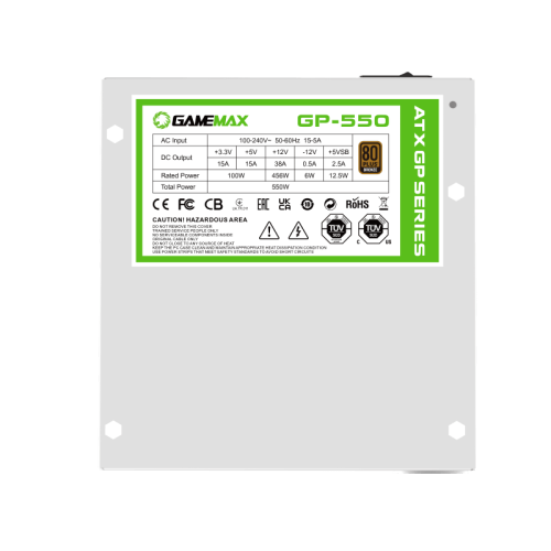 Блок живлення GAMEMAX GP-550-White в Notebooker.ua фото 7