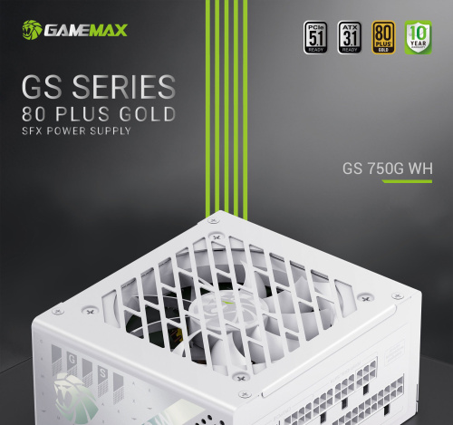 Блок живлення GAMEMAX GS 750G WH V25 в Notebooker.ua фото 13