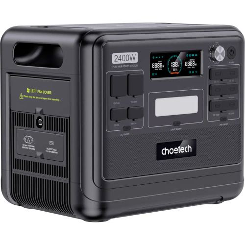 Портативна зарядна станція CHOETECH 2400W PS (BS008) в Ноутбукер.ua фото 2
