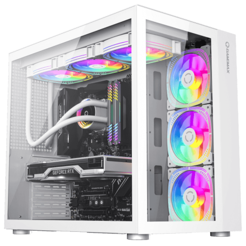 Корпус GAMEMAX Infinity White в Ноутбукер.ua фото 3