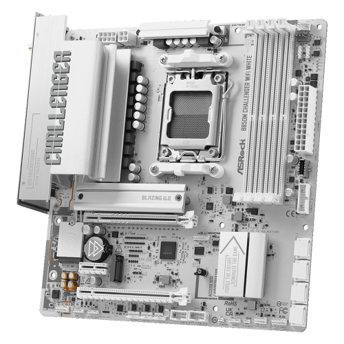 Материнська плата ASROCK B850M CHALLENGER WIFI WHITE в Ноутбукер.ua фото 5