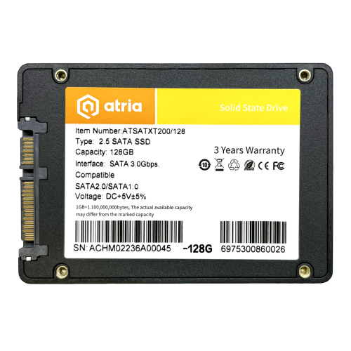 Накопичувач SSD ATRIA ATSATXT200/128 в Ноутбукер.ua