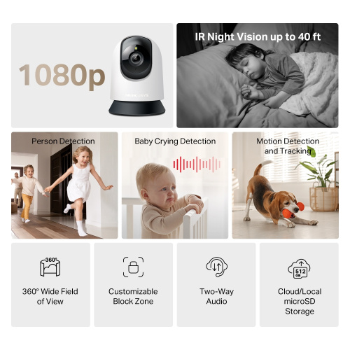 Хмарні Wi-Fi камери MERCUSYS MC200 в Notebooker.ua фото 2