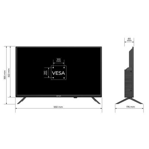 Телевізор KIVI 24H760QB в Ноутбукер.ua фото 8