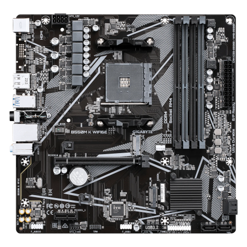 Материнська плата GIGABYTE B550M K WIFI6E в Ноутбукер.ua