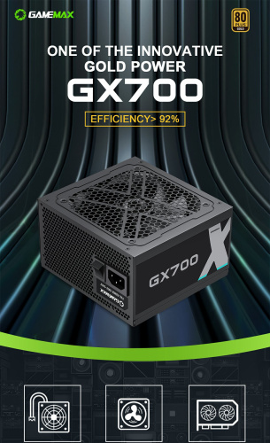 Блок живлення GAMEMAX GX-700 в Ноутбукер.ua фото 13
