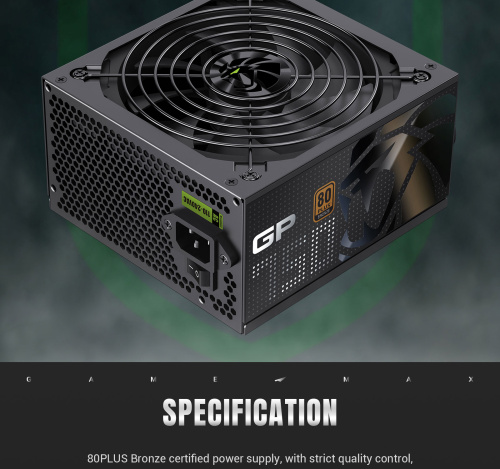 Блок живлення GAMEMAX GP 750B в Ноутбукер.ua фото 23