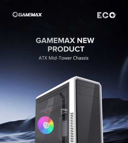 Корпус GAMEMAX G561E-WH в Ноутбукер.ua фото 11