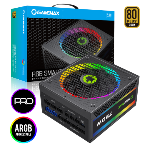 Блок живлення GAMEMAX RGB-750 PRO в Ноутбукер.ua фото 10
