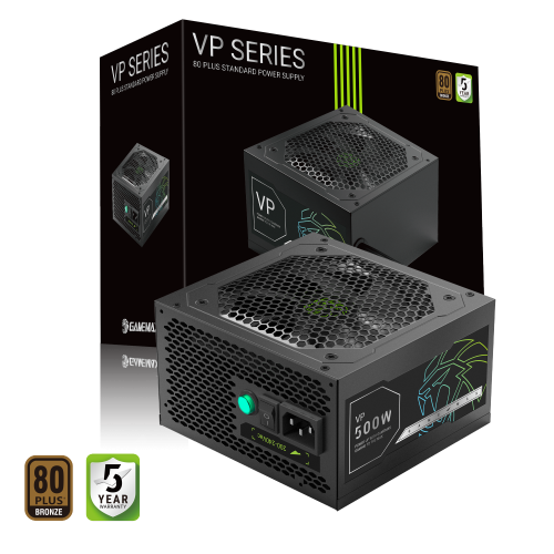 Блок живлення GAMEMAX VP 500S BK в Ноутбукер.ua фото 22