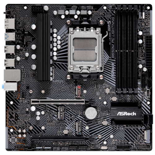 Материнська плата ASROCK B650M PG LIGHTNING в Ноутбукер.ua фото 2