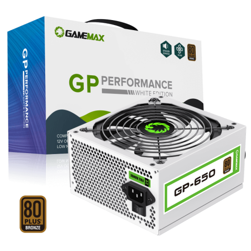 Блок живлення GAMEMAX GP-650-White в Ноутбукер.ua фото 9