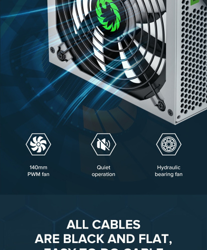 Блок живлення GAMEMAX GP-550-White в Notebooker.ua фото 21