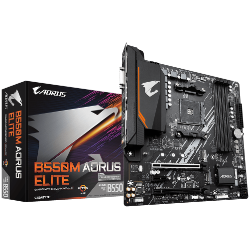 Материнська плата GIGABYTE B550M AORUS ELITE в Ноутбукер.ua фото 5