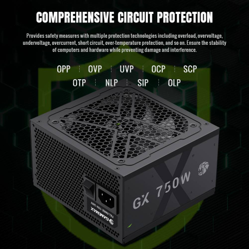 Блок живлення GAMEMAX GX 750GF в Ноутбукер.ua фото 5