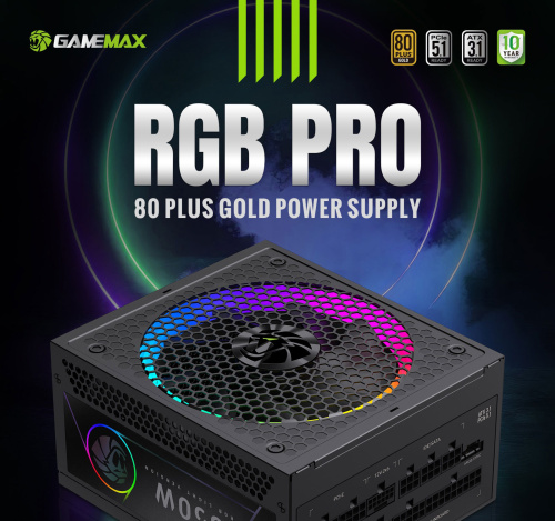 Блок живлення GAMEMAX RGB PRO 850G в Notebooker.ua фото 11