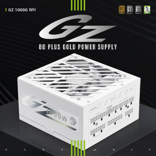 Блок живлення GAMEMAX GZ 1000G WH в Ноутбукер.ua фото 3