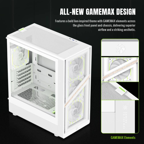 Корпус GAMEMAX AERIS 330 GW в Ноутбукер.ua фото 3