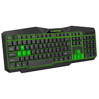  ESPERANZA Keyboard EGK201 Green USB LED (EGK201GUA) в Notebooker.ua