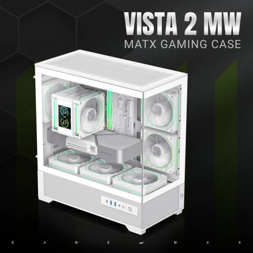Корпус GAMEMAX VISTA 2 MW в Notebooker.ua фото 2 Корпус GAMEMAX VISTA 2 MW в Notebooker.ua фото 2