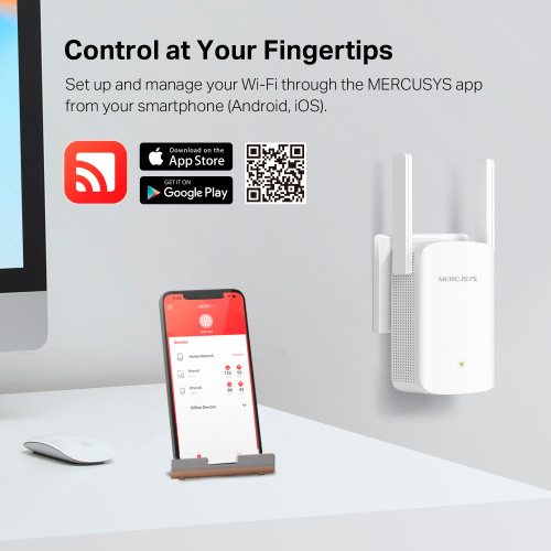 Ретранслятор Wi-Fi MERCUSYS ME60X в Ноутбукер.ua фото 4