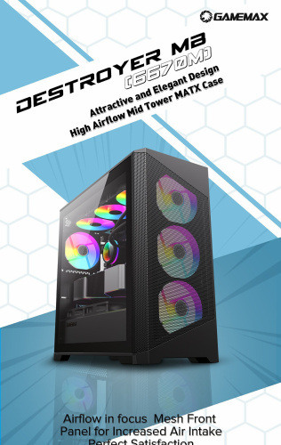 Корпус GAMEMAX Destroyer MB в Notebooker.ua фото 13