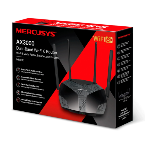 Маршрутизатор MERCUSYS MR80X в Ноутбукер.ua фото 3