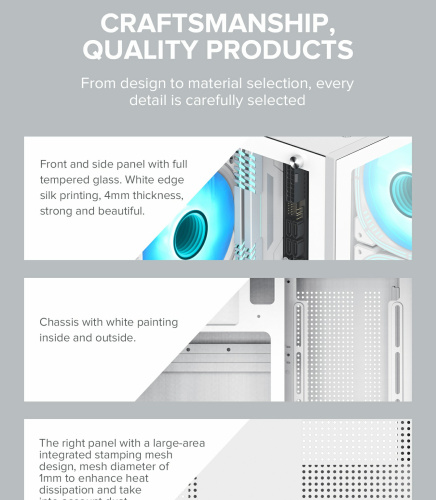 Корпус GAMEMAX Infinity Mini White в Notebooker.ua фото 13