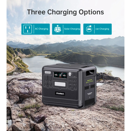 Портативна зарядна станція CHOETECH 2400W PS (BS008) в Ноутбукер.ua фото 7