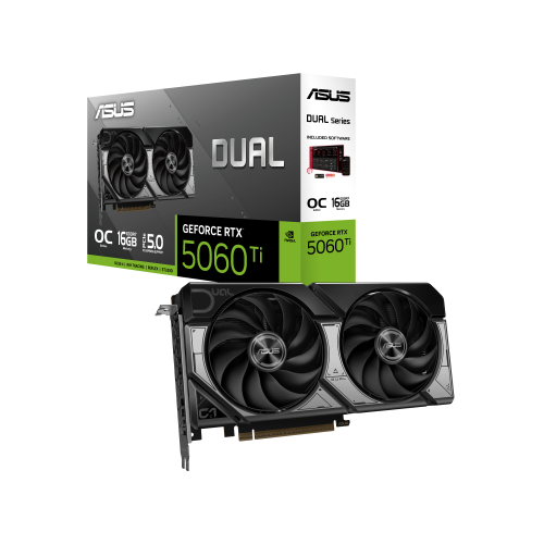 Відеокарта ASUS DUAL-RTX5060TI-O16G в Notebooker.ua Відеокарта ASUS DUAL-RTX5060TI-O16G в Notebooker.ua