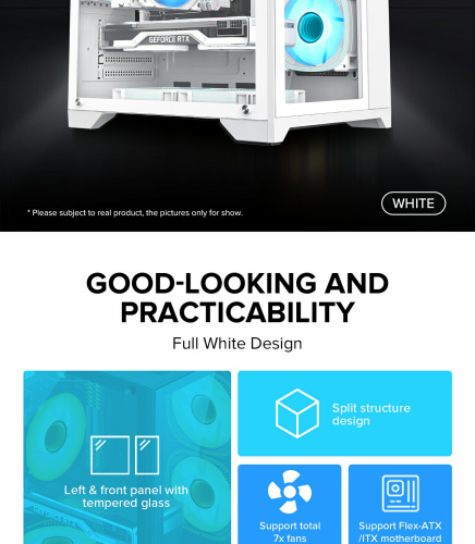 Корпус GAMEMAX Infinity Mini White в Notebooker.ua фото 10