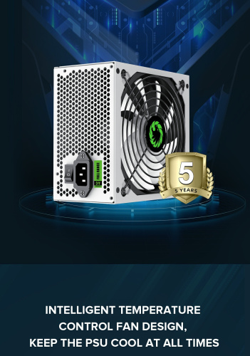Блок живлення GAMEMAX GP-750 White в Ноутбукер.ua фото 20