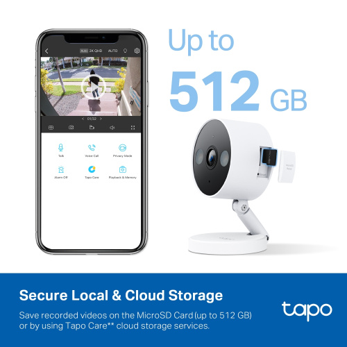 Хмарні Wi-Fi камери TP-LINK Tapo C120 в Ноутбукер.ua фото 7