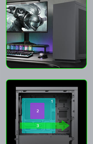 Корпус GAMEMAX M60 Black в Notebooker.ua фото 11