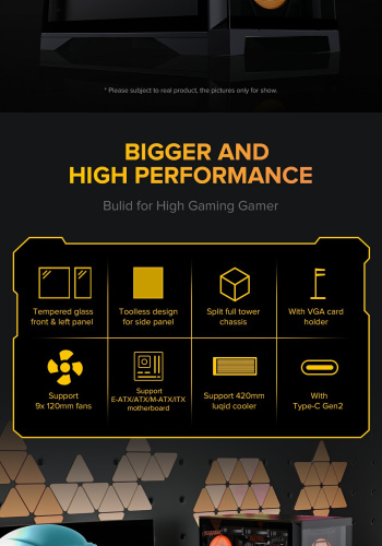 Корпус GAMEMAX Leader TG в Ноутбукер.ua фото 12