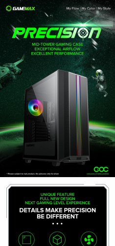Корпус GAMEMAX Precision Black в Notebooker.ua фото 14
