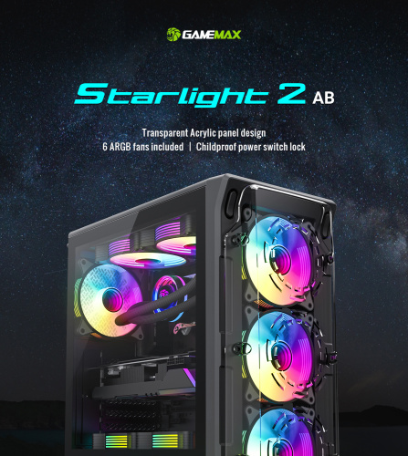 Корпус GAMEMAX Starlight 2 AB в Notebooker.ua фото 15
