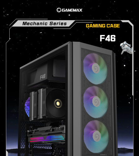 Корпус GAMEMAX F46 BK в Ноутбукер.ua фото 19