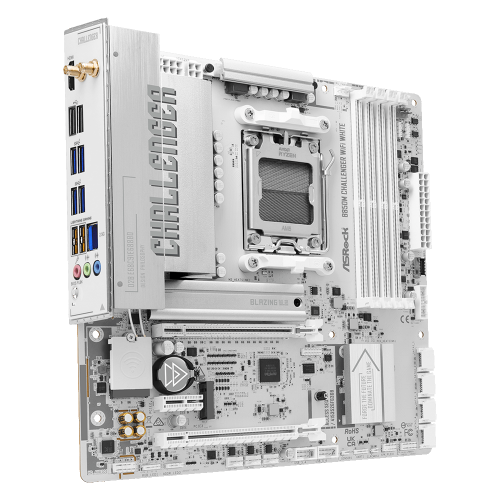 Материнська плата ASROCK B850M CHALLENGER WIFI WHITE в Ноутбукер.ua фото 4