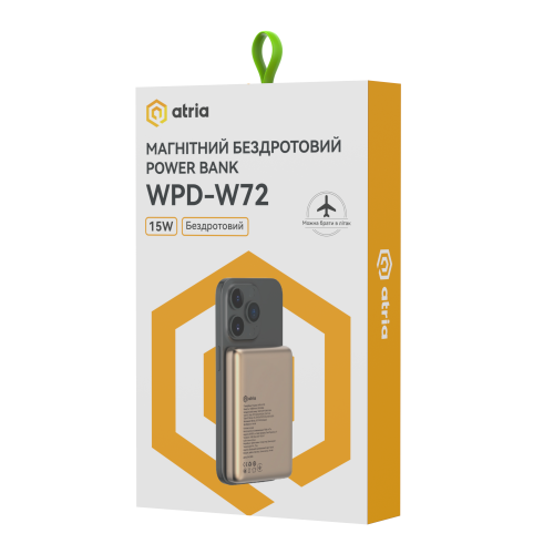 Універсальна мобільна батарея ATRIA WPD-W72G в Ноутбукер.ua фото 15