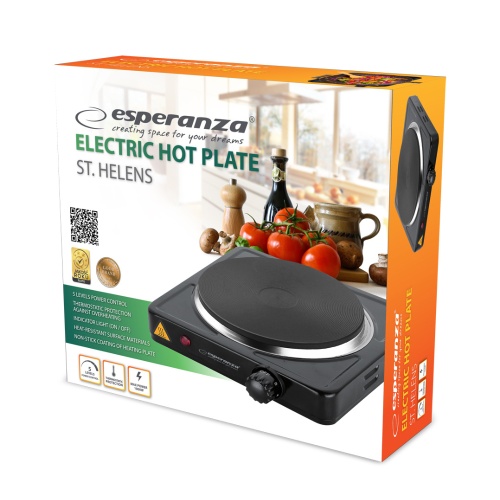 Електроплитка ESPERANZA EKH003K Electric Hot Plate в Ноутбукер.ua фото 3