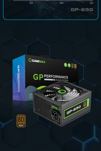 Блок живлення GAMEMAX GP-650 в Notebooker.ua фото 21