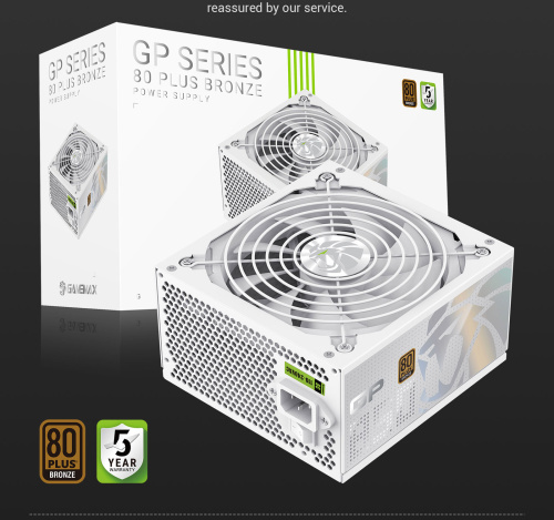 Блок живлення GAMEMAX GP 850B WH в Ноутбукер.ua фото 21